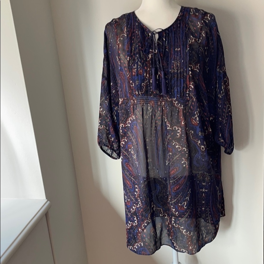 Joie Silk printed tunic dress
